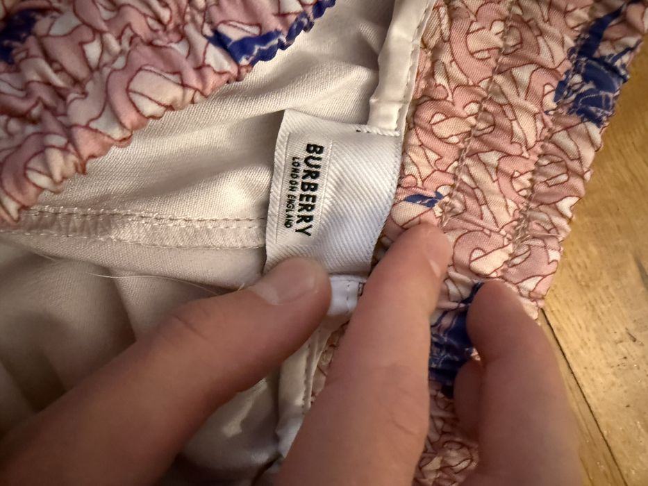 pantaloni scurti burberry