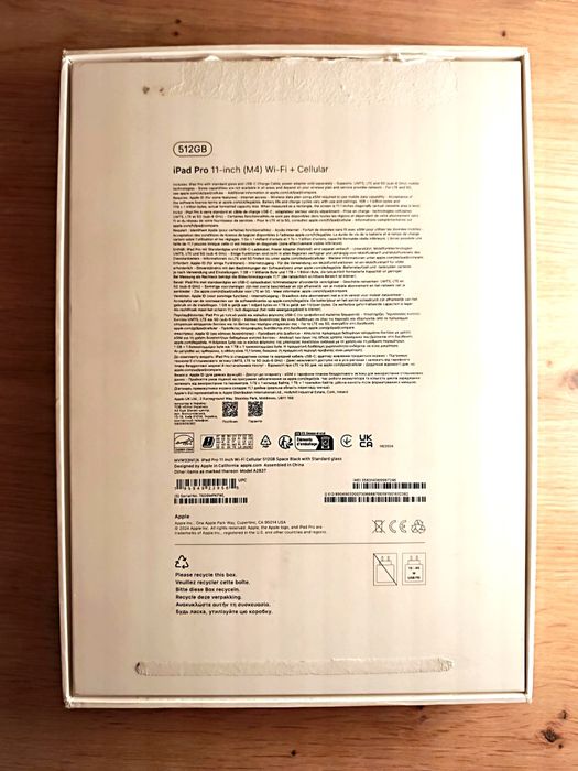 Apple iPad Pro 11-inch (M4) 512GB Wi-Fi + Cellular, Space Black, Impecabil, FullBox