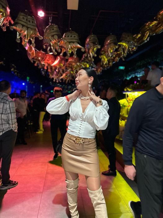 Купальник платье атласное