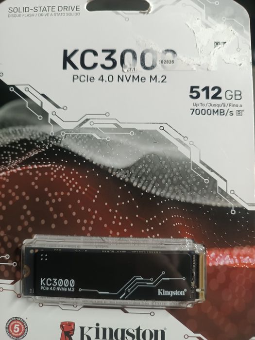 SSD 512 GB Kingston KC3000, M.2, PCIe 4.0