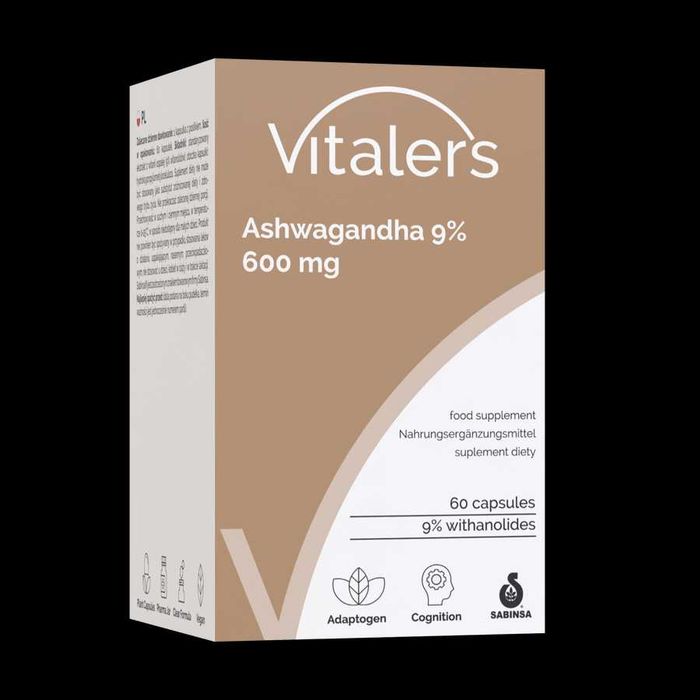 Ашваганда Vitalers | 60 капсул / 9% / 54 мг