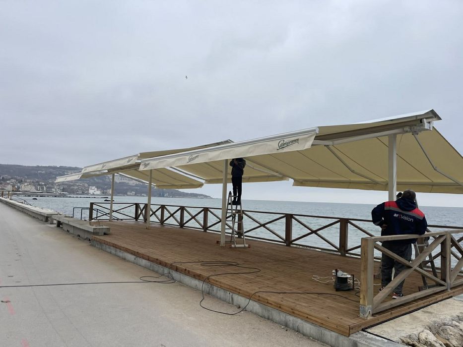 Електрическа раменна тента