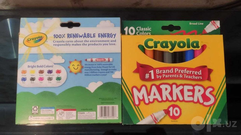 Crayola фломастеры, маркеры - США
