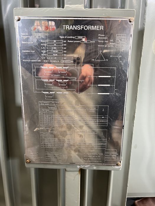 Tranformator (Trafo bibinaj cupru) ABB 400KVA 20/0,4kV