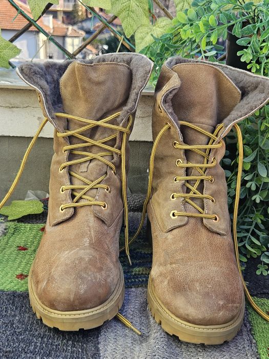 Мъжки боти естествена кожа N41