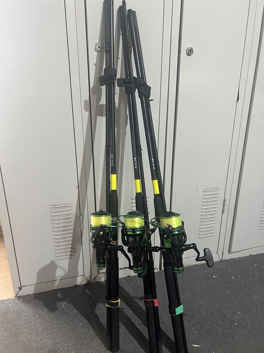 Lansete Feeder Baracuda set 3 buc