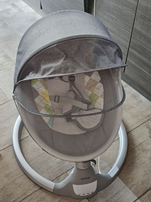 Електрическа люлка iSwing светлосив