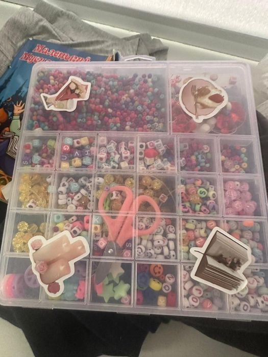 набор бисер и бусинки