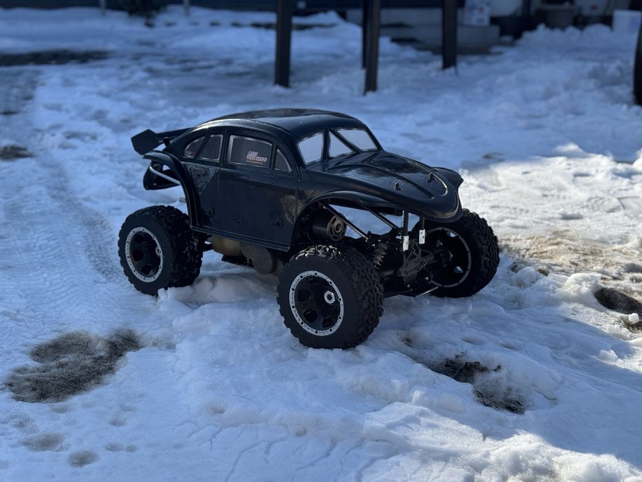 Automodel rc 1:5 reely carbon fighter 3 modif 4x4 caroserie proline