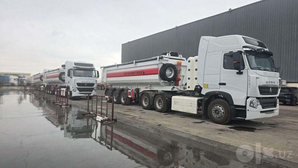 Акция Ассалому алайкум хурматли мижозлар Бизда HOWO T7 6×4 тайёр сотув