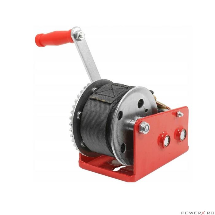 Troliu manual, vinci, 1200 Kg, lungime curea 10 m, grosime cablu 5 mm,