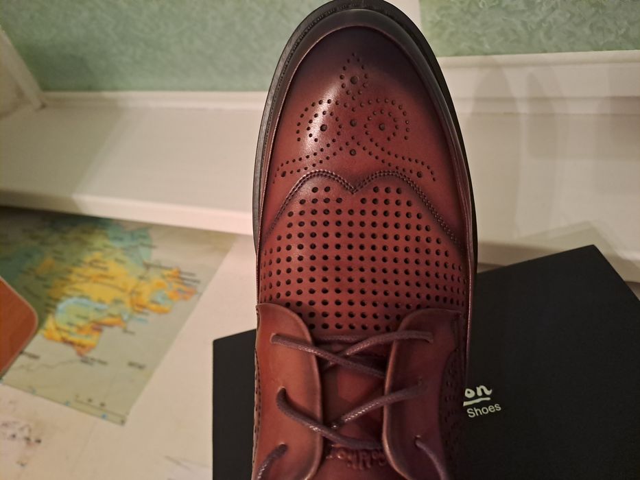 Кожаные мужские туфли