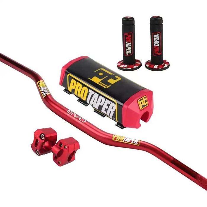 Комплект кормило за кросов мотор 2бр повдигачи ръкохватки и протектор