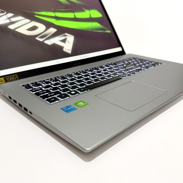 Acer Aspire 5/17,3” IPS/i3-1115G4/NVIDIA GeForce MX450/512GB NVMe/8GB RAM