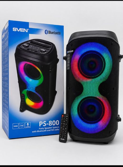 Продам мощную портативную колонку для яркого звука Sven ps 800