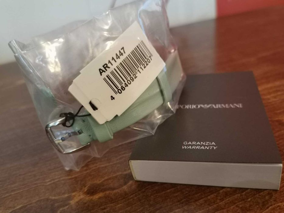 Дамски часовник Emporio Armani Turquoise Ladies Strap Watch