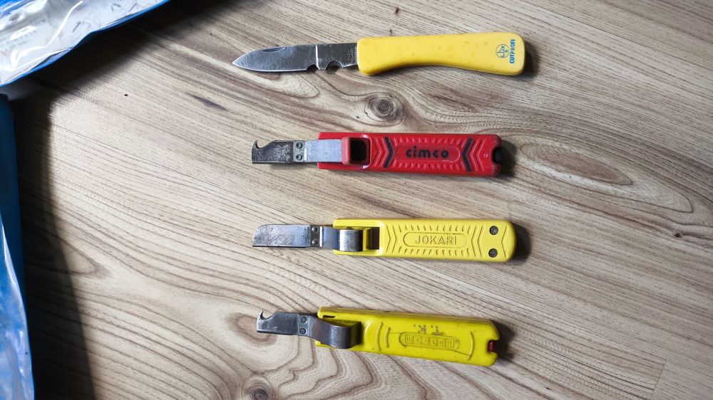 Електричарски ножове за смъкване на изолация