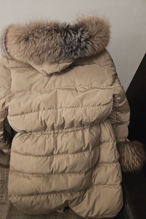 Haina de fas cu blana vulpe aramie