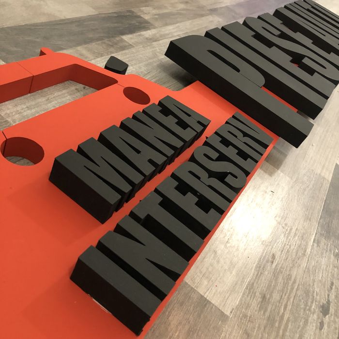 Litere volumetrice polistiren sigle polistiren