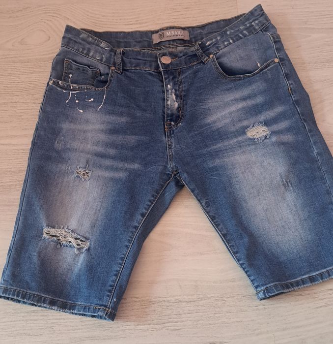 Дънкови къси панталони