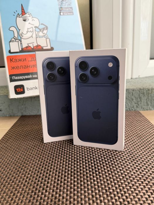 НОВ iPhone 17 Pro Лизинг от 40евро/мес  256Gb deep blue син с  гаранция!