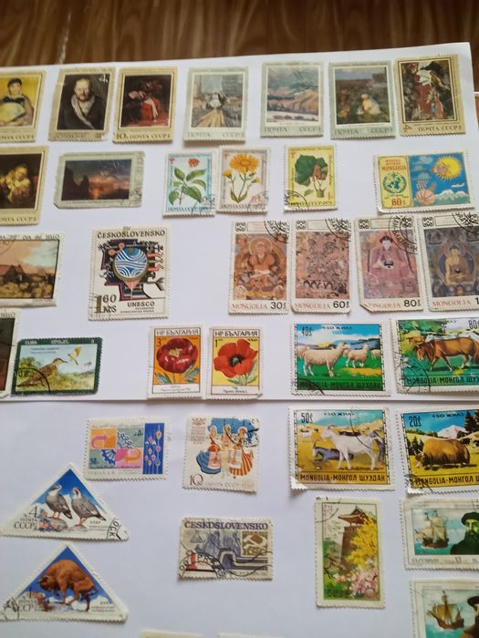 Коллекция  марок.