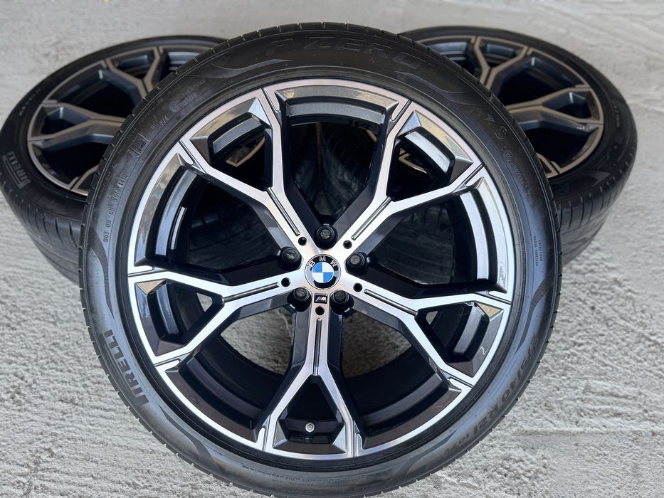 Jante Bmw X5 X6 R21 Originale 741M Pirelli de vara 80%