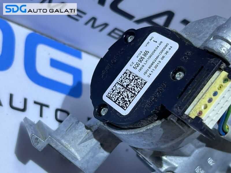 Contact Butuc cu Lama Cheie Skoda Octavia 3 2013 - 2017 Cod 5Q0905865 1K0905851 [LS1431]