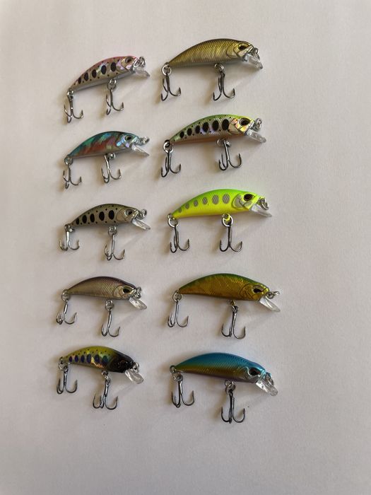 Воблери за пъстърва, кефал костур 10бр