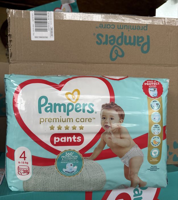 Pampers premium care si active baby 4