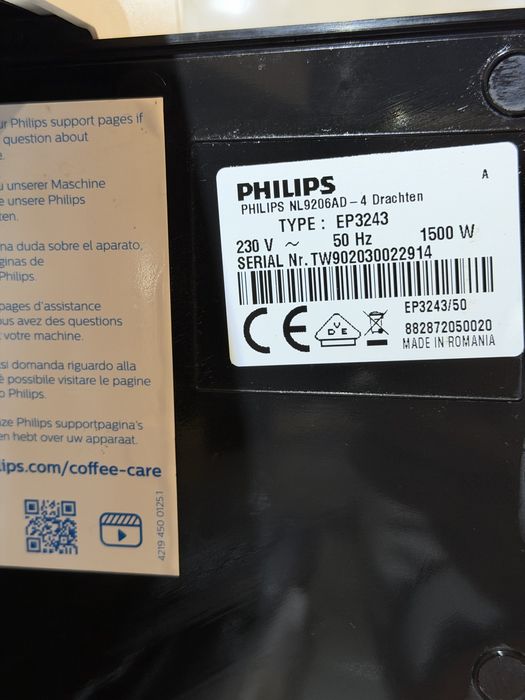 кафемашина кафеавтомат Philips EP3243 lattego