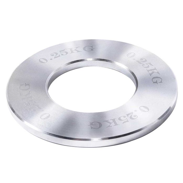 Set discuri de greutate 50/51mm crom 5 kg + geantă de transport