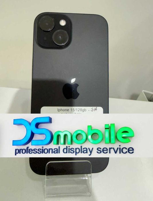 iPhone 15 – Black, 128GB – Facem si buy-back