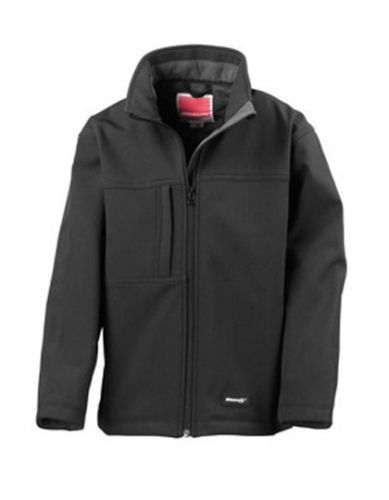 Jacheta copii softshell noua cu eticheta 11-14ani culoare neagra