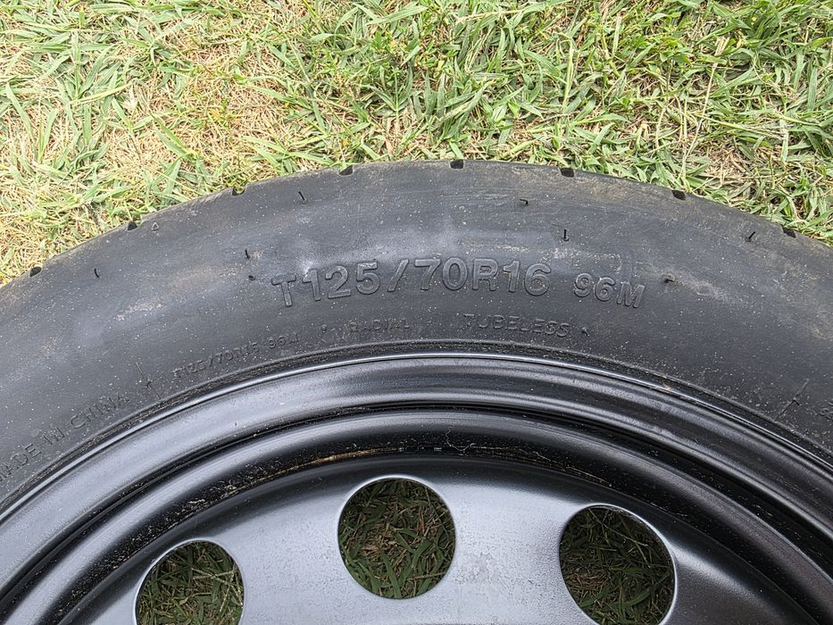 Roata de rezerva, 125/70R16