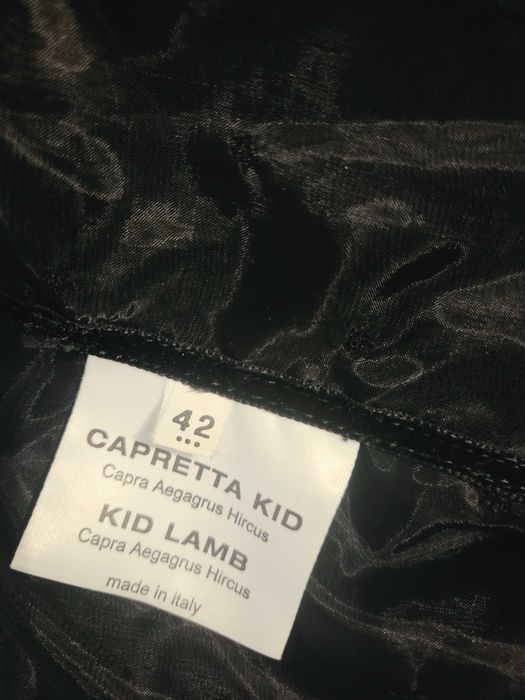 Geacă lux Carolina Quaranta, blană naturală ied/miel (Capretta/Kid Lamb), mărimea 42