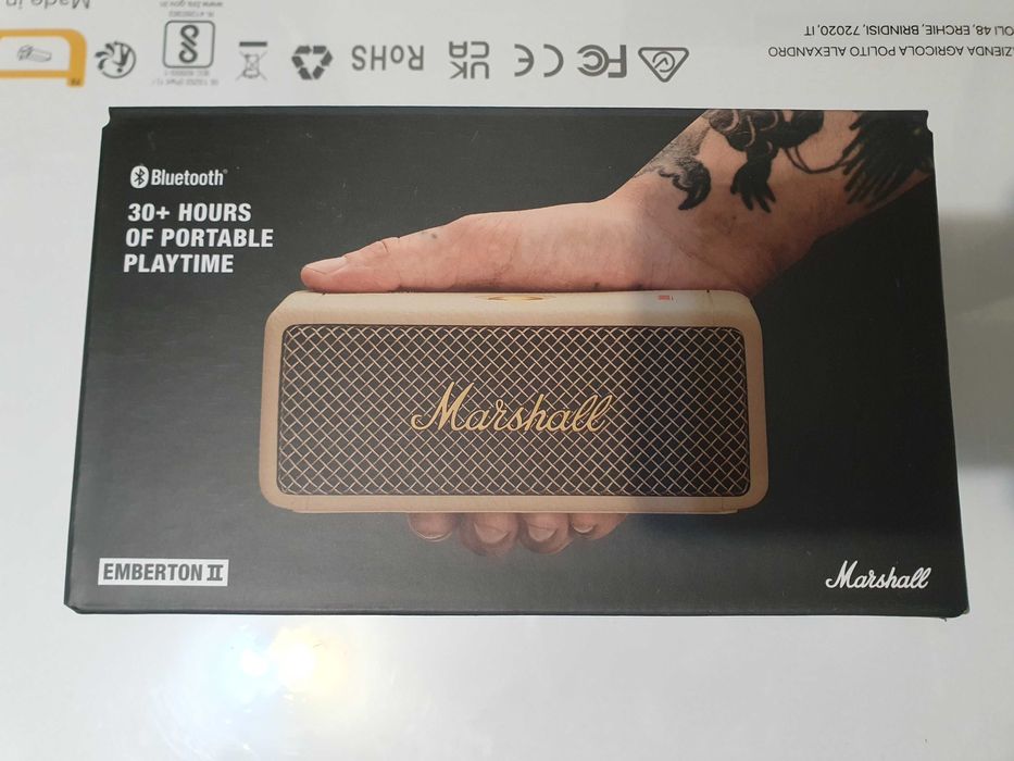 Boxa Wireless Marshal Emberton 2 Noua Sigilata