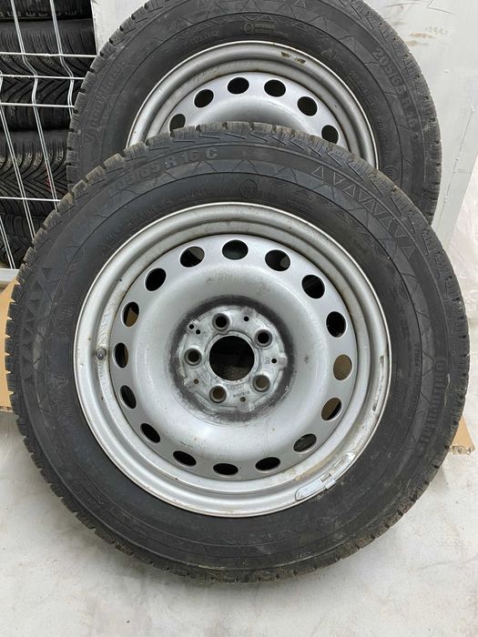 1021 4Бр. Mercedes Vito джанти 5x112 с зимни гуми 205/65/16C