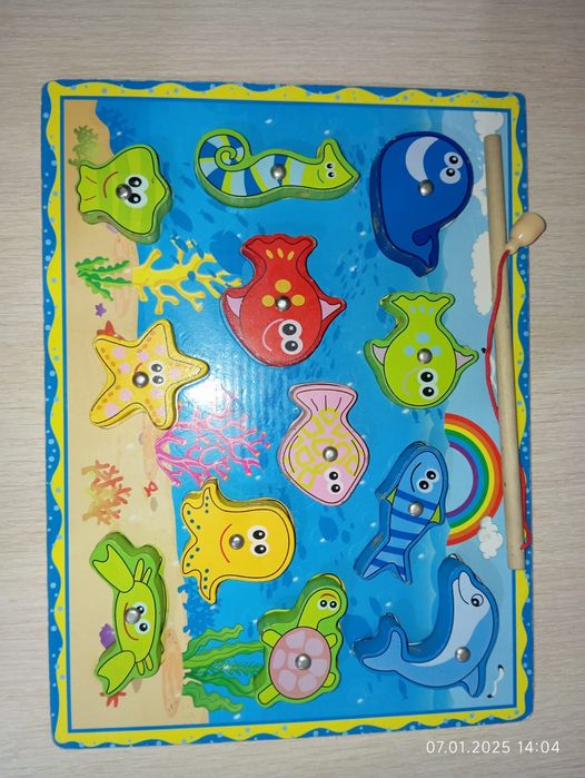 Игрушки развивающие магнитная рыбалка