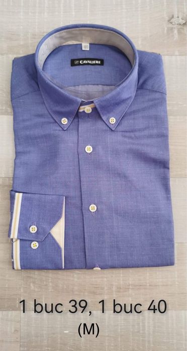Vând cămașă CAVALIERE, măr. 39 sau 40 (M), NOUĂ.