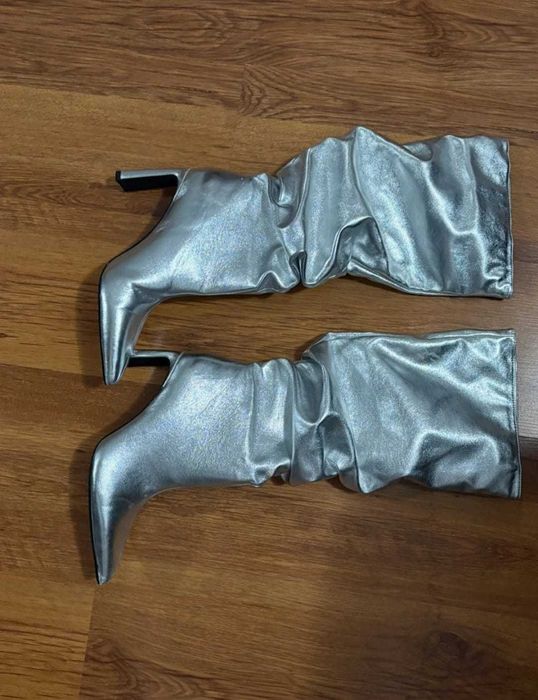 Cizme argintii - Marimea 37