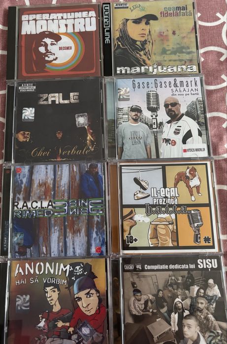 Cd-uri hip-hop Deceneu,Racla,Anonim,Zale,Il Egal,Marijuana,Sase Sase