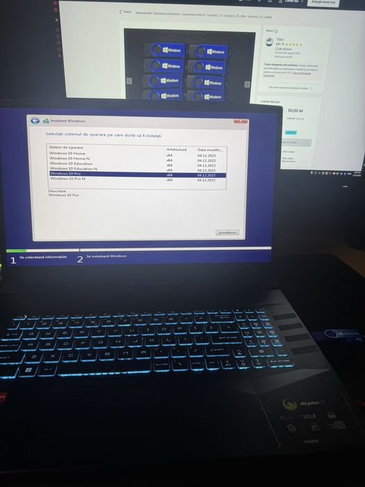 Stick USB Windows 10/11 +licenta permanenta sau Office 2016/2019/2021