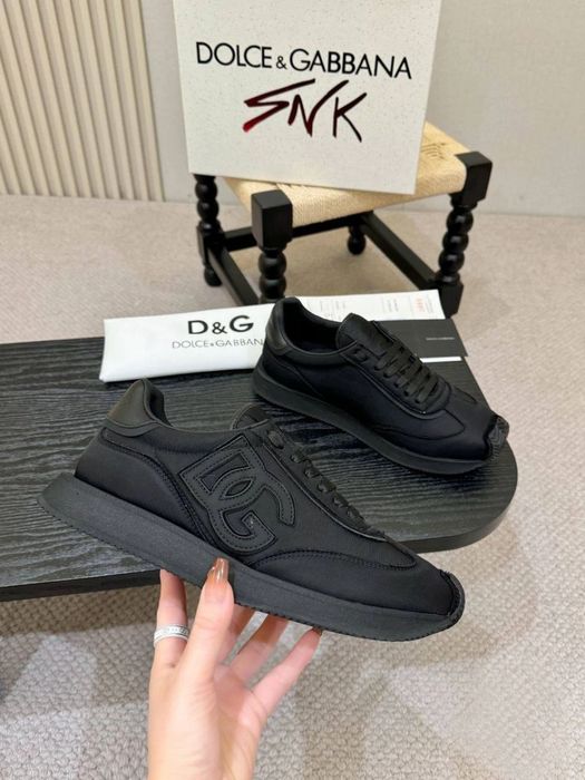 D&G DG Logo Sneaker "Triple Black Technical"