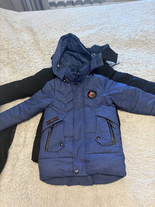 Отдам 2 зимние куртки на 4-8 лет