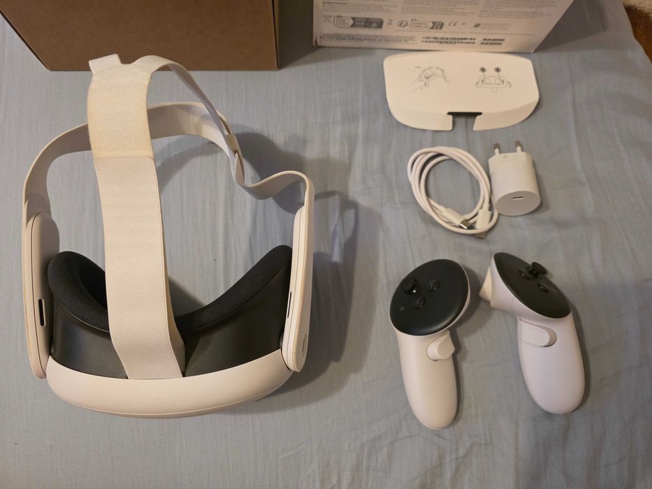 Ochelari VR META Quest 3, 512GB, Alb, impecabili, factura, garantie pina in 16.10.2027