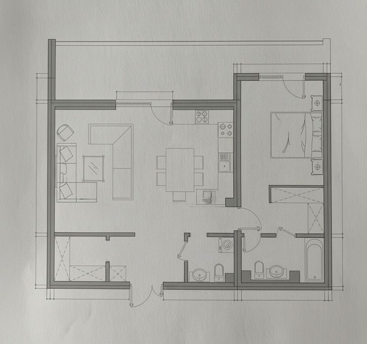 Квартира 80 м² с потенциалом до 110–120 м² | потолки 4,6 м | терраса
