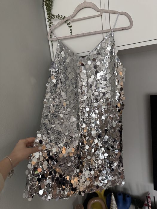 Официална рокля с пайети Jake*s coctail