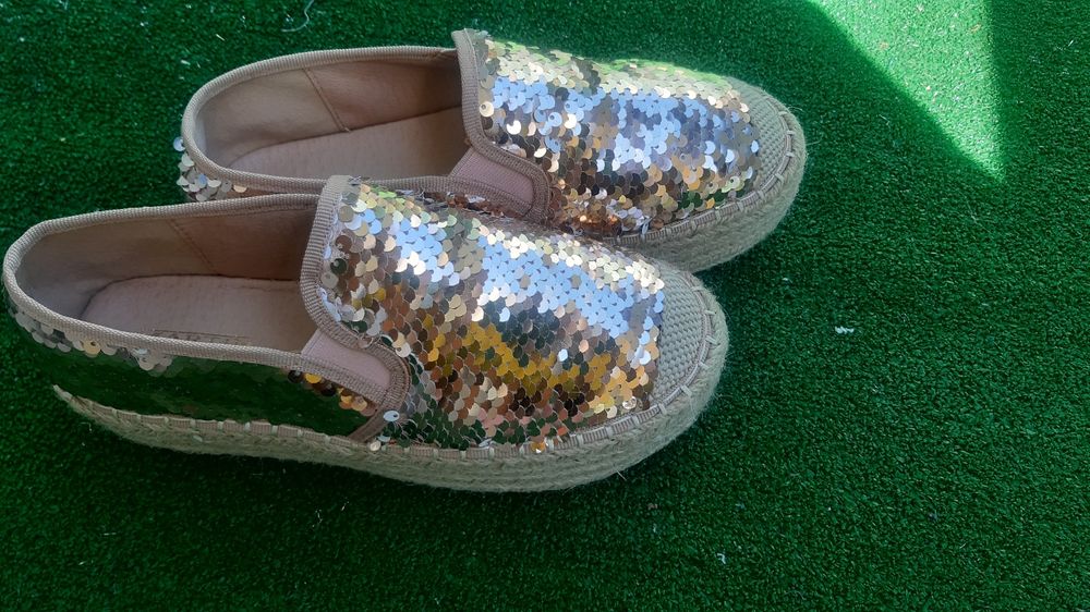 Еспадрили с пайети