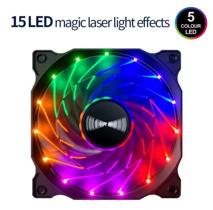 Vând ventilator rgb 120 mm